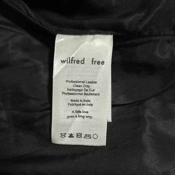 Wilfred Black Leather Jacket - Picture 10 of 11